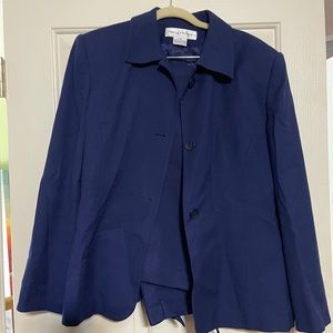 Rena Rowan size 14 blue pant suit